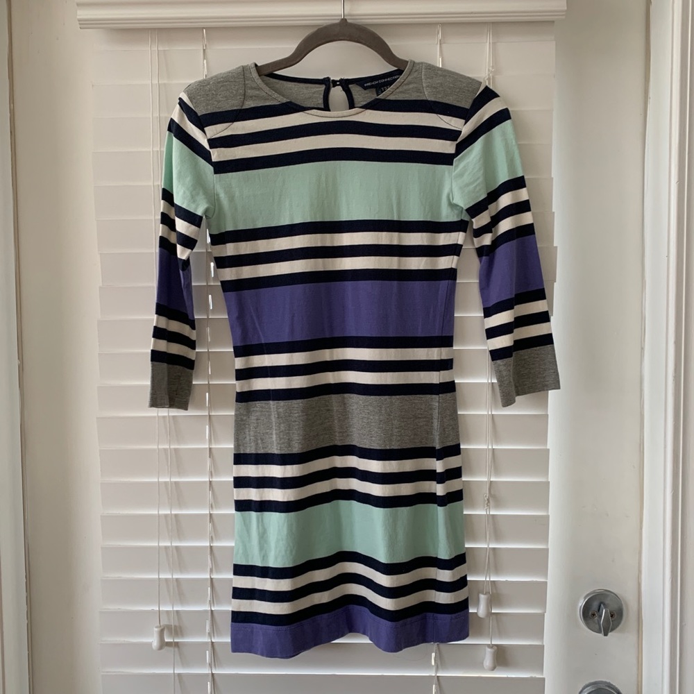 French Connection Body-con Striped Dress